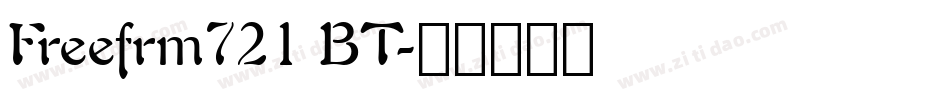 Freefrm721 BT字体转换